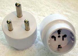 SAF-E international plug adapter — South Africa