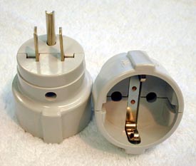 USA-E international plug adapter — North America, parts of South America