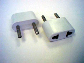EUR-N international plug adapter — Europe, Asia, Middle East