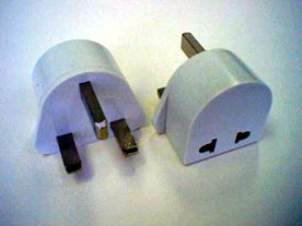 ENG-N international plug adapter — UK, Hong Kong