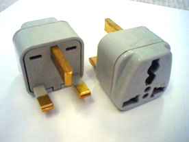ENG-U international plug adapter — UK, Hong Kong