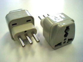 ITY-U international plug adapter — Italy