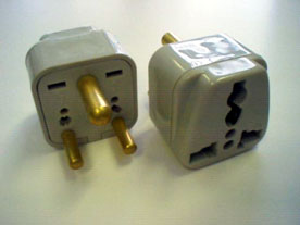 OLD-U international plug adapter — Remote areas of UK, Hong Kong