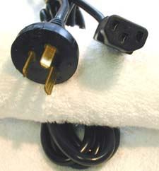 AUS-S power cord — Australia, China