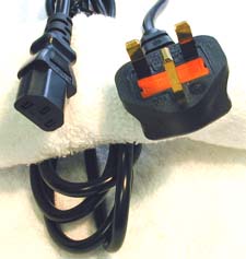 ENG-S power cord — UK, Hong Kong