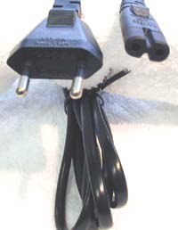 EUR-L power cord — Continental Europe, Asia, Middle East