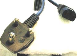 SAF-S power cord — South Africa