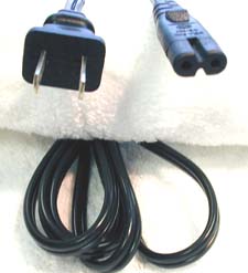 USA-L power cord — North America, Japan, parts of So. America