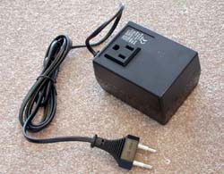 NG200 voltage transformer — 200 watt — with corded input extension