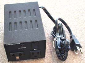 UD200 voltage transformer — 200 watt — 0.86/1.72 amp